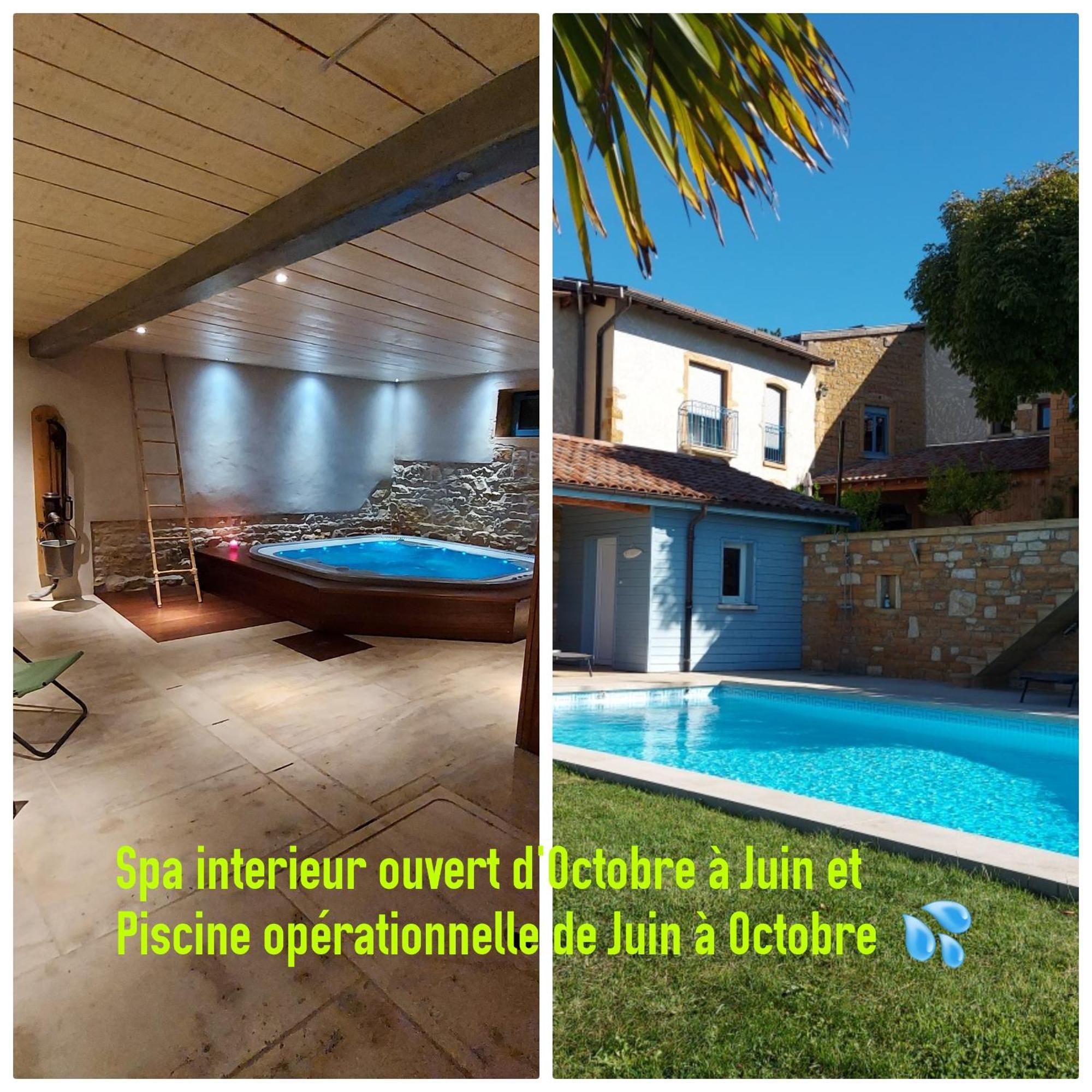 Gite Stone & Spa Chasselay Buitenkant foto