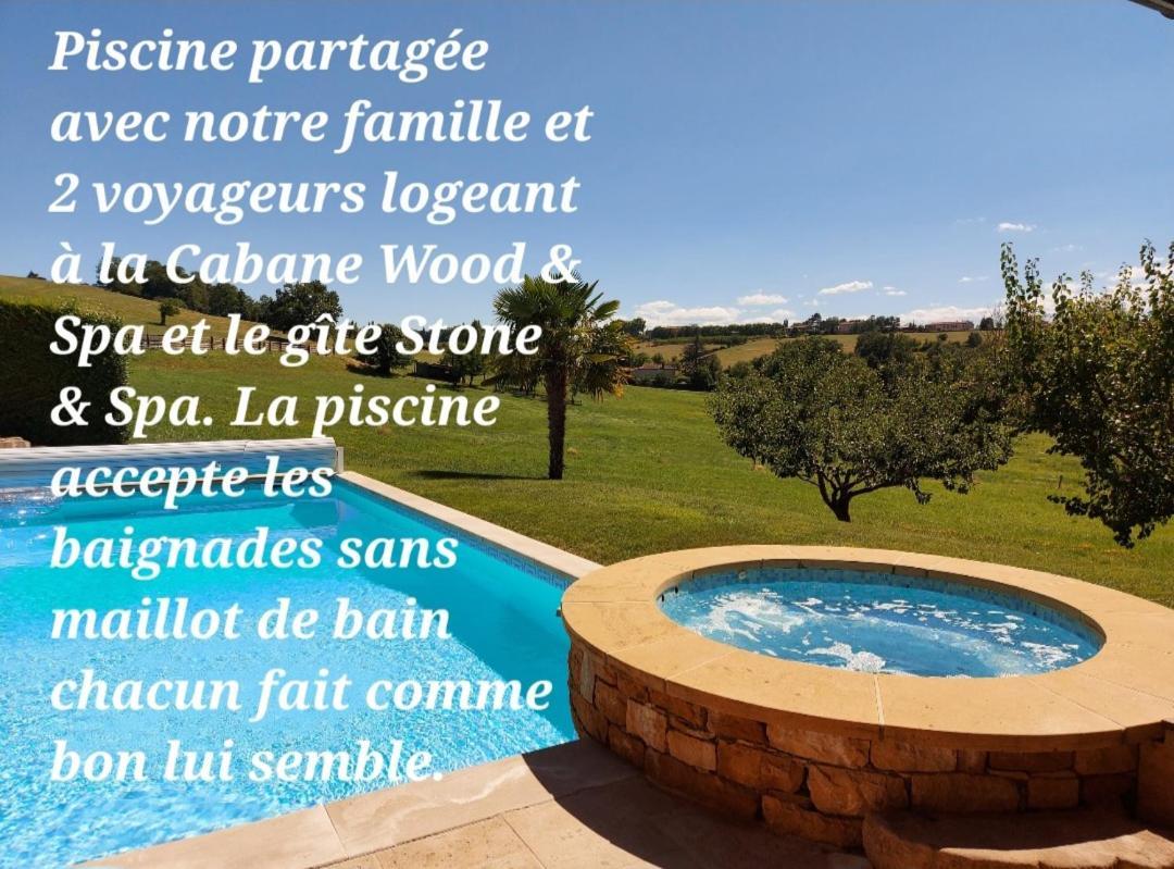 Gite Stone & Spa Chasselay Buitenkant foto